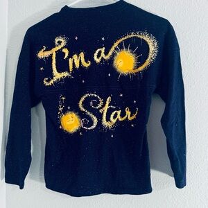 Disney Parks Limited Edition Shimmer Wish Shirt Kids Long Sleeve XSmall 4/5​​​​